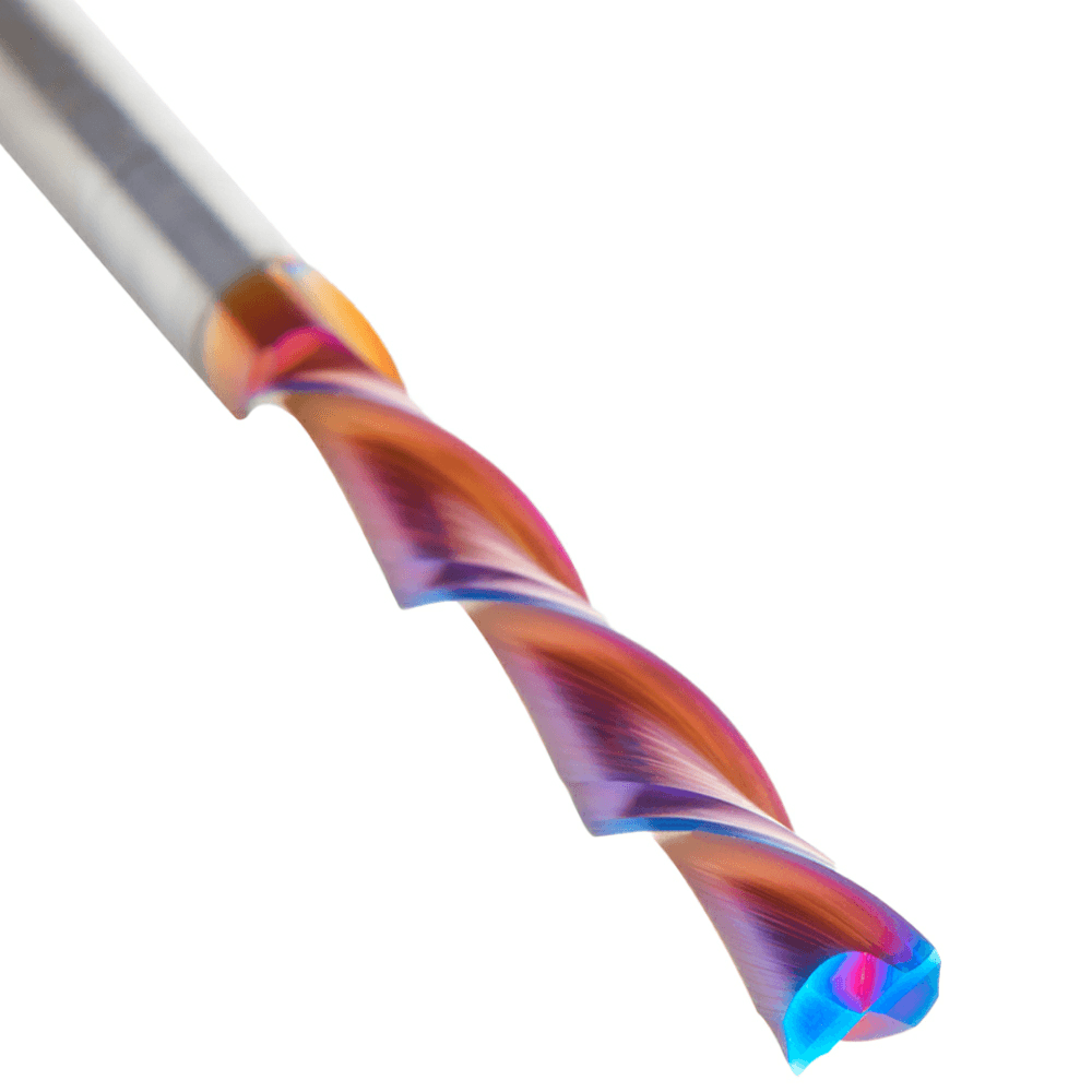 1/4" x 4" Spektra Foam Cutting Down-Cut Square End Spiral Router Bit, 2-Flute, 1/4" Shank - Alt Image 4