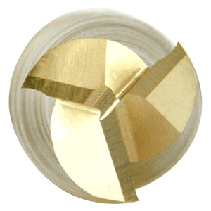 1/4" x 2-1/2" 2D/3D Carving Flat Bottom ZrN Coated Router Bit, 3-Flute, 1/4" Shank - Alt Image 4