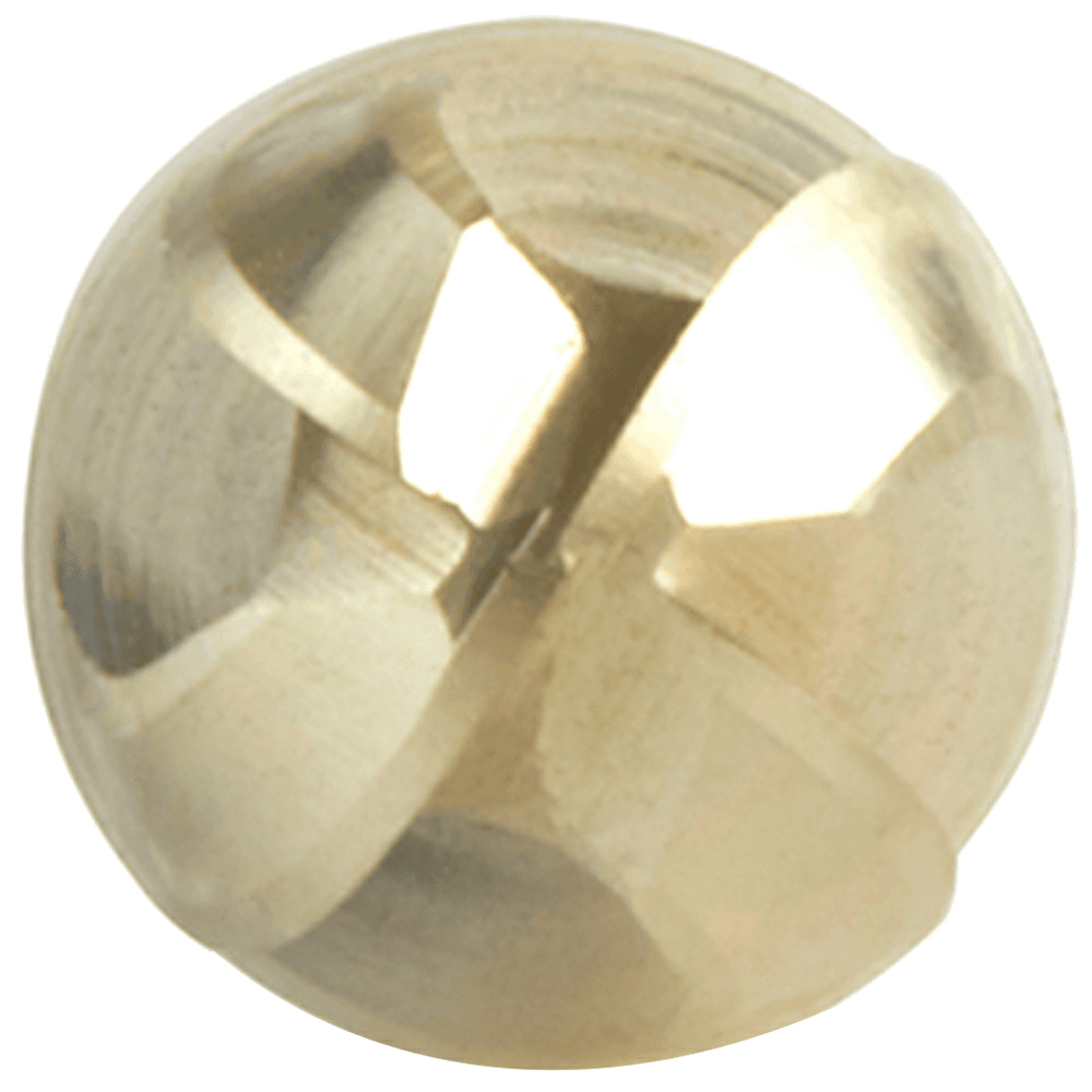 1/4" x 3" 2D/3D Carving Ball Tip ZrN Coated Router Bit, 4-Flute, 1/4" Shank - Alt Image 3