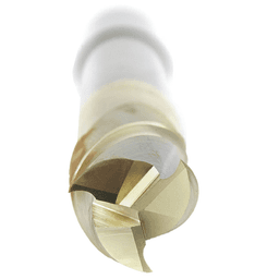 1/2" Dia x 1-1/4" Extra Long CNC 2D/3D Carving Flat Bottom 0.10° Angle Solid Carbide Router Bit, 3 Flute, 1/2" Shank Alt 3 - Image