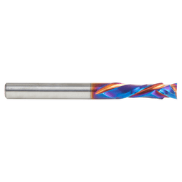 1/4" Dia x 7/8" CNC Solid Carbide Spektra Extreme Tool Life Coated Compression Spiral Bit, 2 Flute, 1/4" Shank Alt 2 - Image