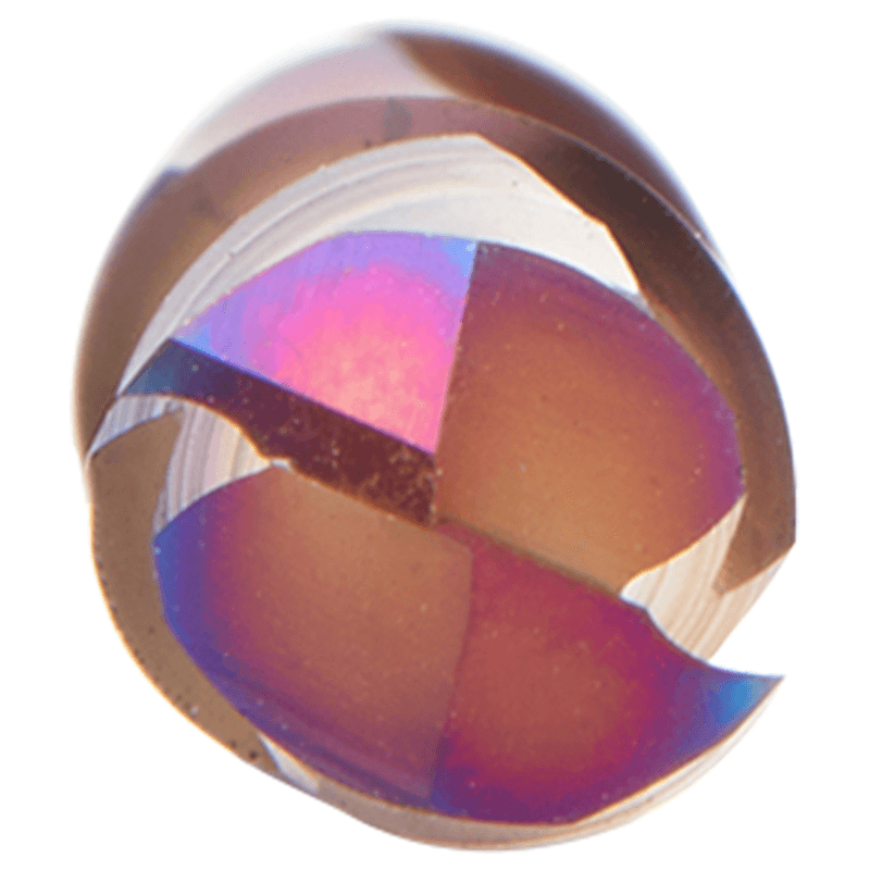 1/4" Dia x 7/8" CNC Solid Carbide Spektra Extreme Tool Life Coated Compression Spiral Bit, 2 Flute, 1/4" Shank Alt 4 - Image