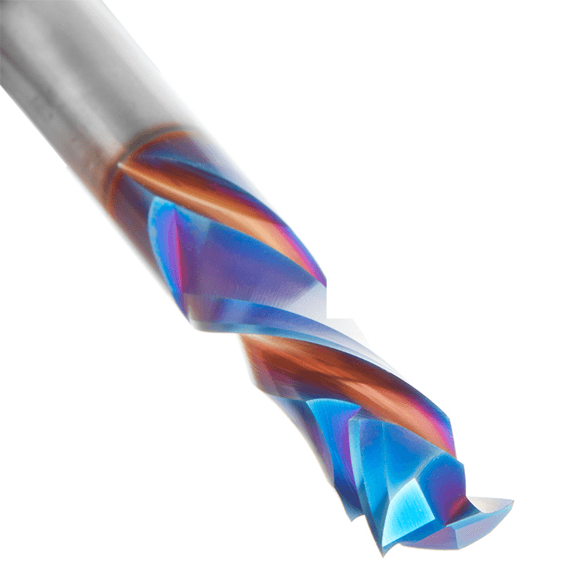 3/8" Dia x 1-1/4" CNC Solid Carbide Spektra Extreme Tool Life Coated Compression Spiral Bit, 2 Flute, 3/8" Shank Alt 5 - Image