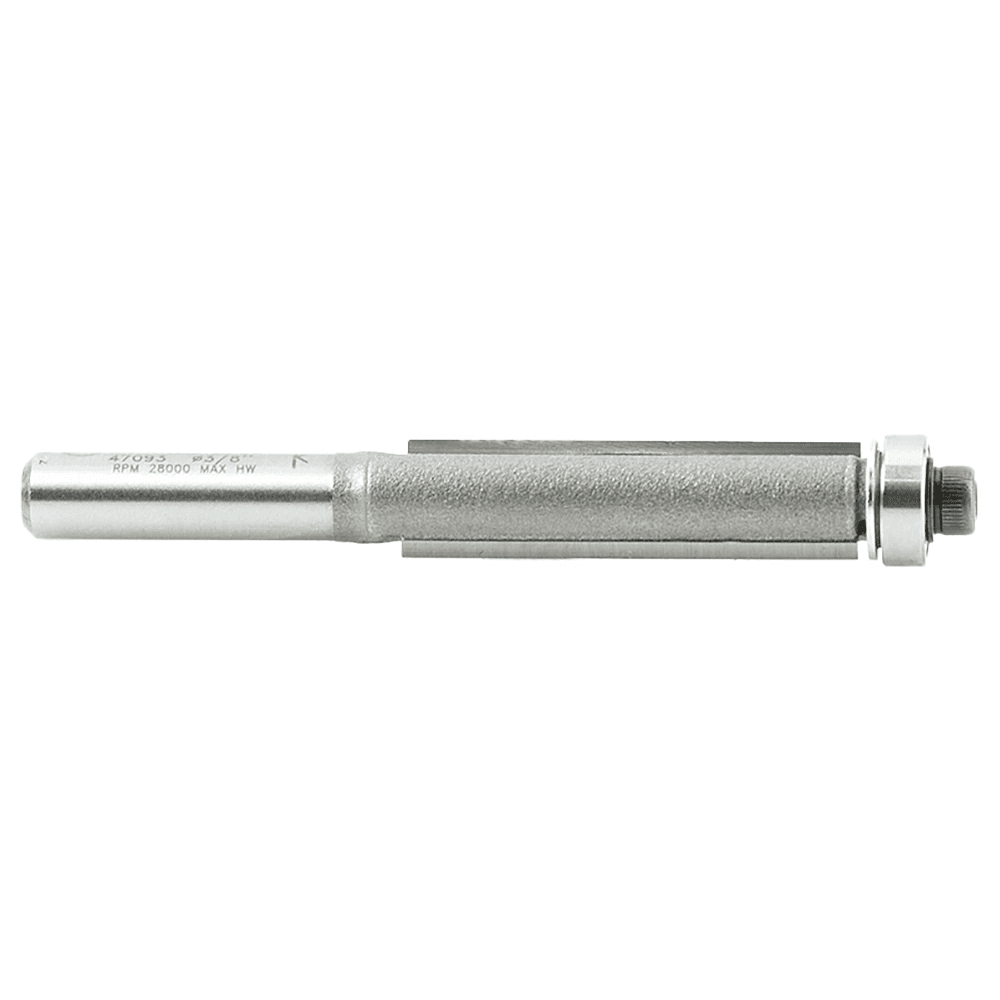 3/8" x 2-3/8" Flush Trim Bit, 2-Flute, 1/4" Shank - Alt Image 1