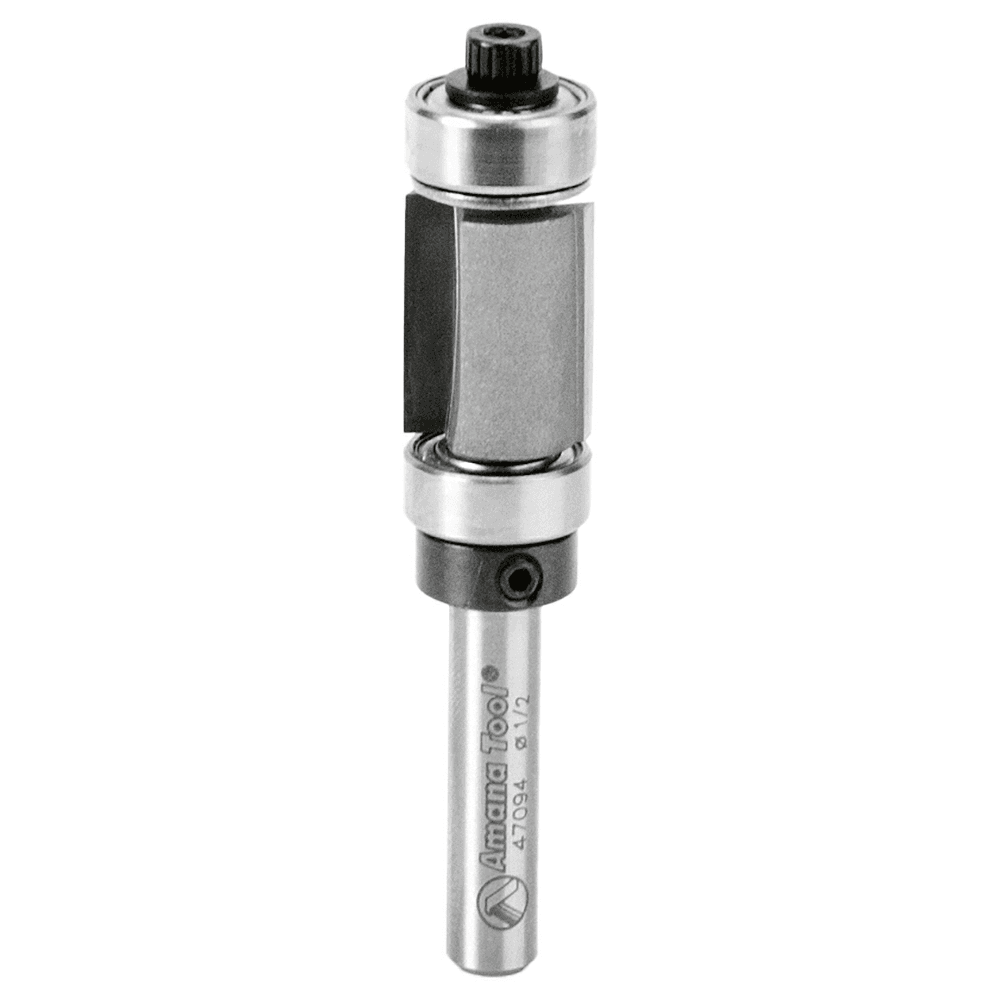 1/2" x 2-19/32" Down-Shear Multi Trimmer Bit with Ball Bearing, 1/4" Shank - Main Image