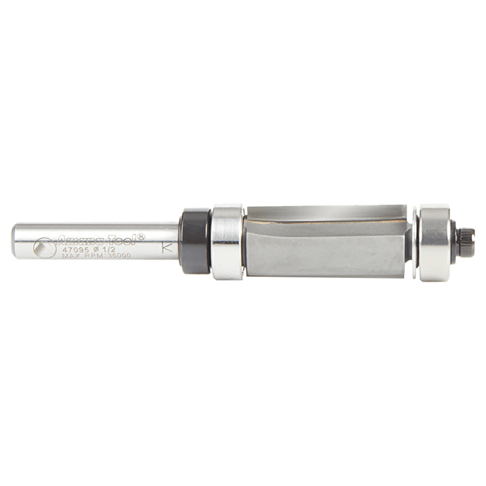 1/2" x 2-15/16" Down-Shear Multi Trimmer Bit with Ball Bearing, 1/4" Shank - Alt Image 2