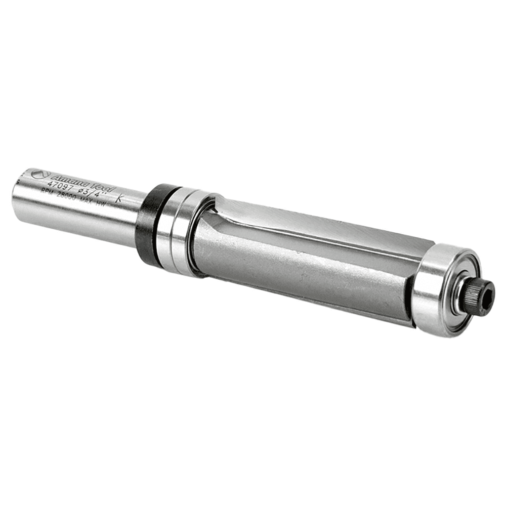 3/4" x 4-5/16" Down-Shear Multi Trimmer Bit with Ball Bearing, 1/2" Shank - Alt Image 1