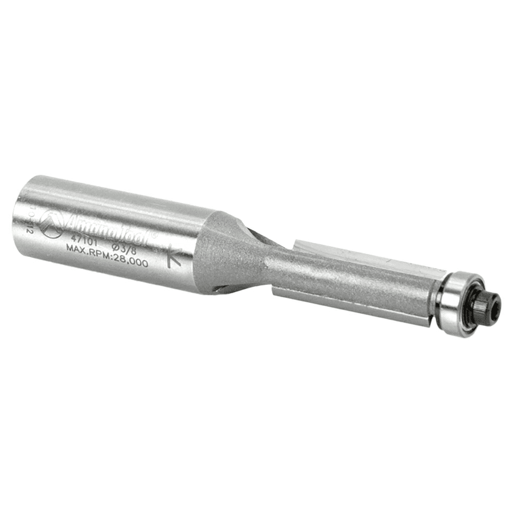 3/8" x 3-1/8" Flush Trim Bit, 2-Flute, 1/2" Shank - Alt Image 2