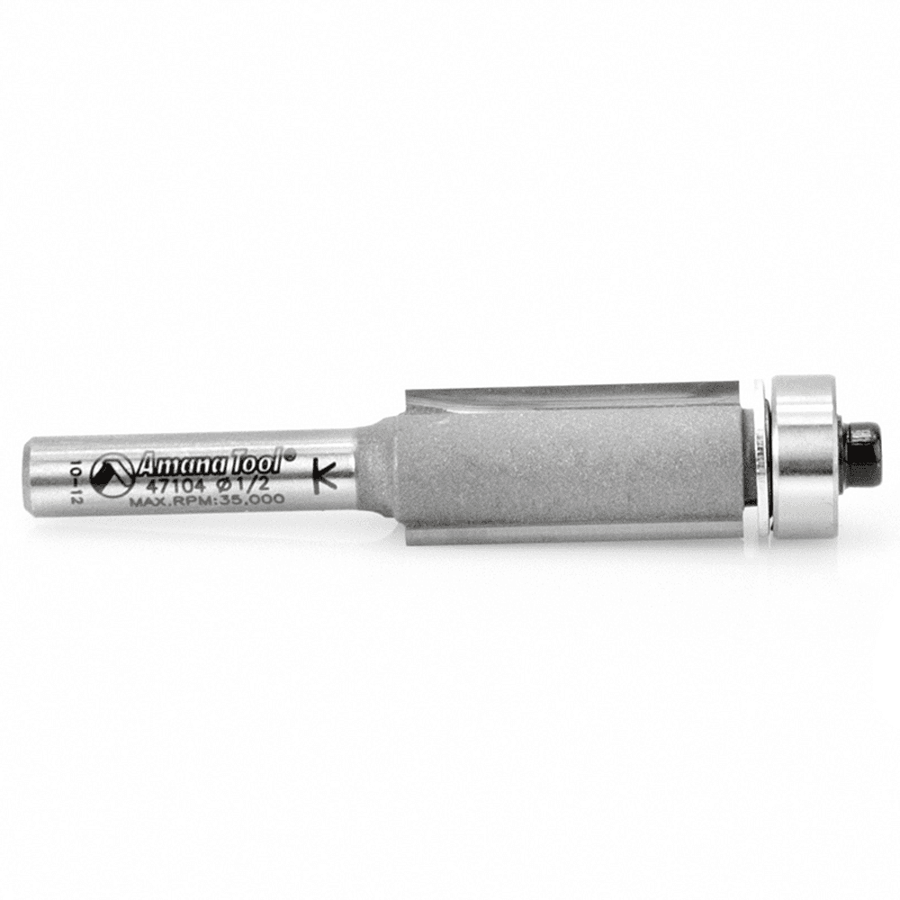 1/2" x 2-5/8" Flush Trim Bit, 2-Flute, 1/4" Shank - Alt Image 1