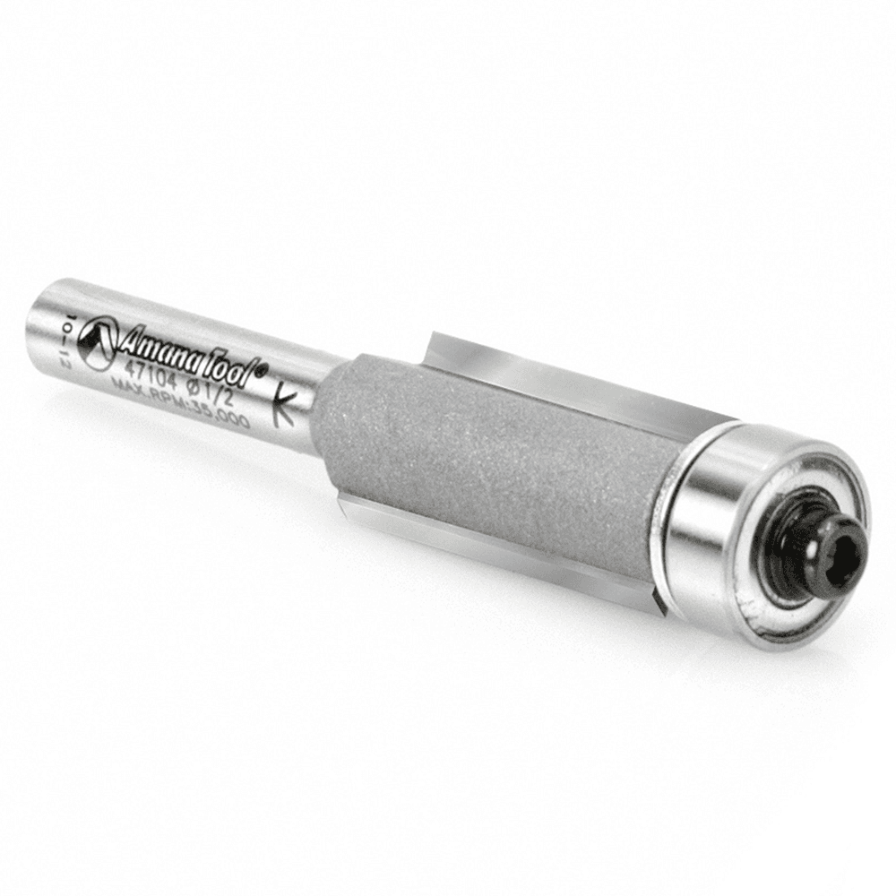 1/2" x 2-5/8" Flush Trim Bit, 2-Flute, 1/4" Shank - Alt Image 2