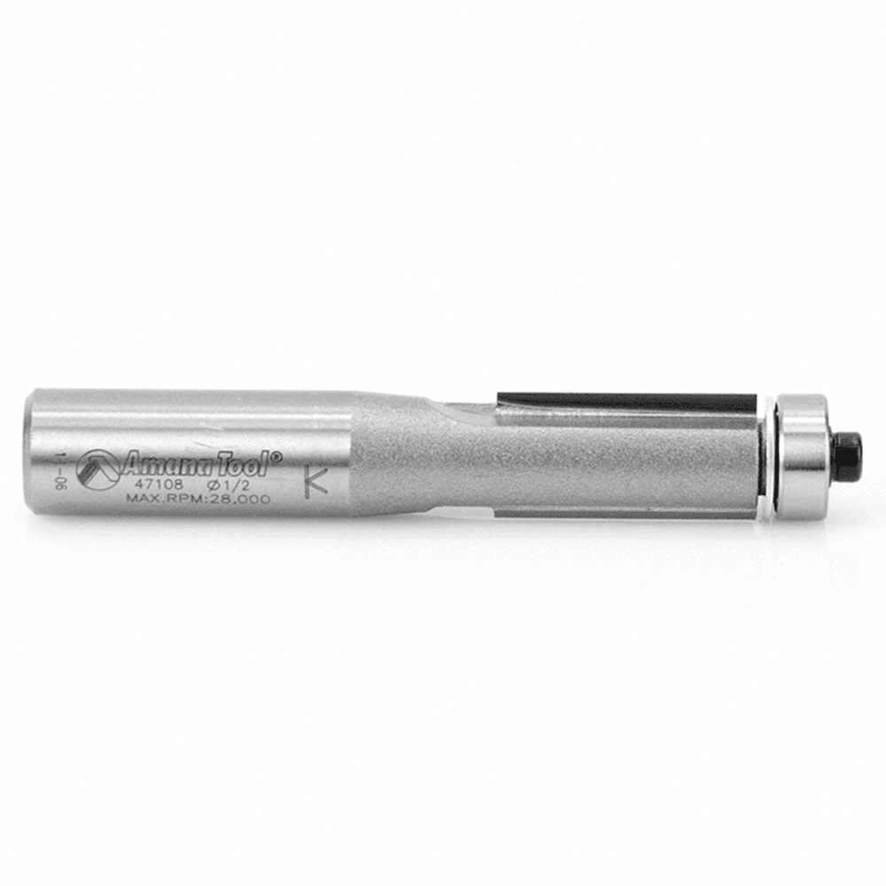 1/2" x 3-1/4" Flush Trim Bit, 2-Flute, 1/2" Shank - Alt Image 1