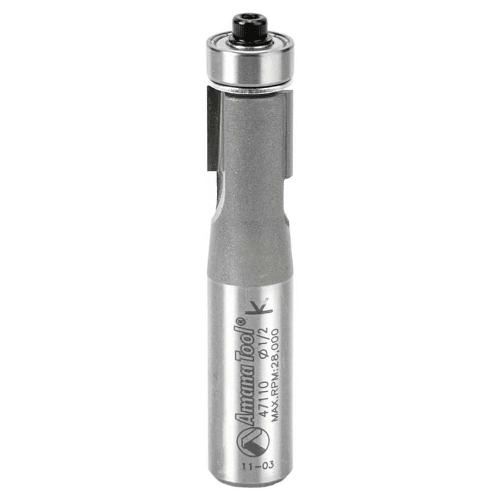 1/2" x 2-3/4" Flush Trim Bit, 2-Flute, 1/2" Shank - Main Image