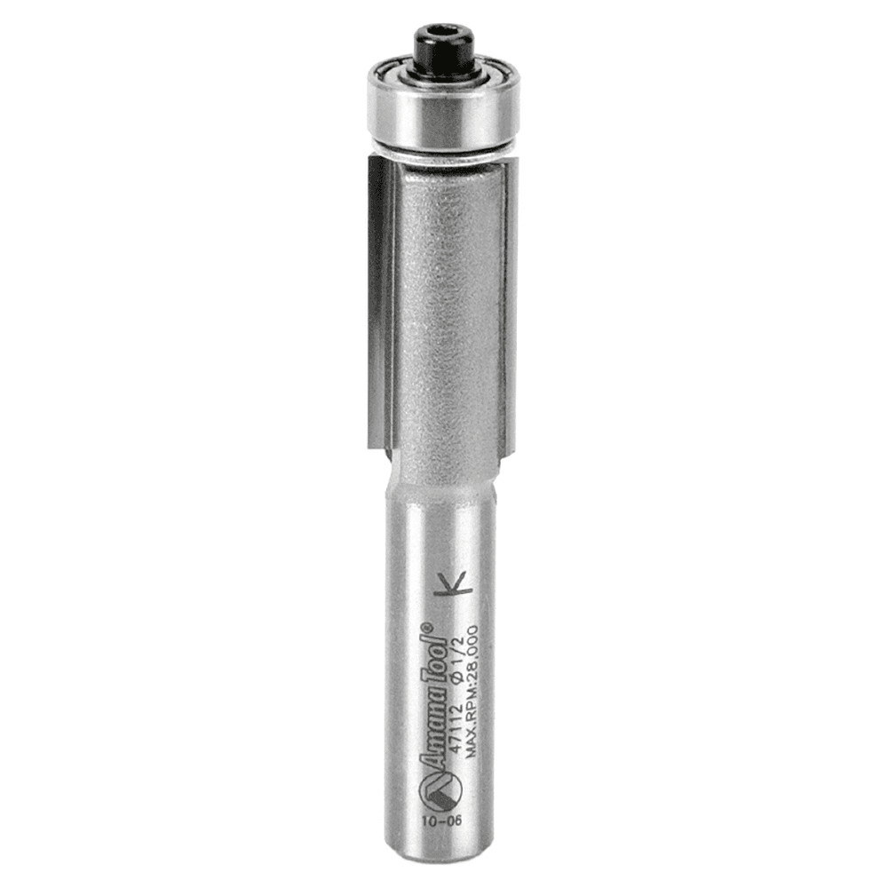 1/2" x 2-7/8" Flush Trim Bit, 2-Flute, 3/8" Shank - Main Image