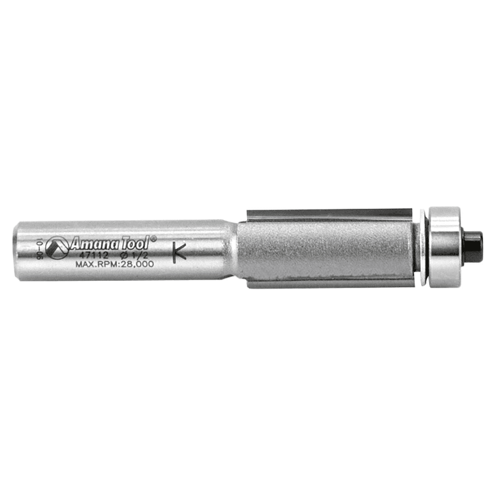 1/2" x 2-7/8" Flush Trim Bit, 2-Flute, 3/8" Shank - Alt Image 1