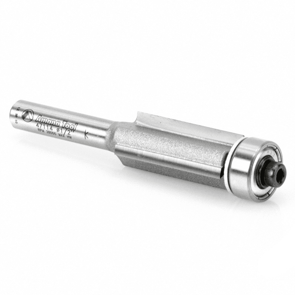 1/2" x 2-5/8" Flush Trim Bit, 3-Flute, 1/4" Shank - Alt Image 2