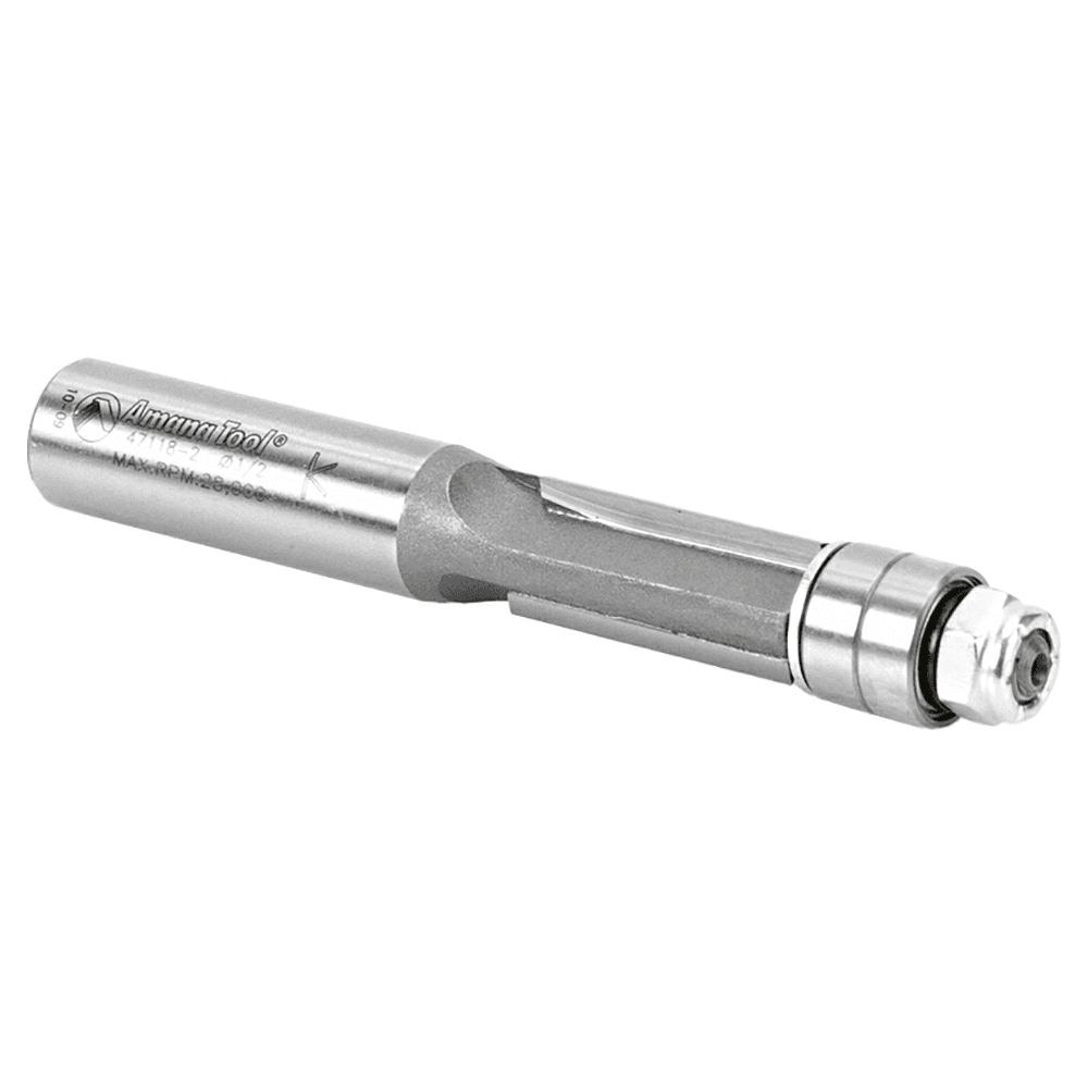 1/2" x 3-5/8" Extra-Long Flush Trim Bit, 3-Flute, 1/2" Shank - Alt Image 2