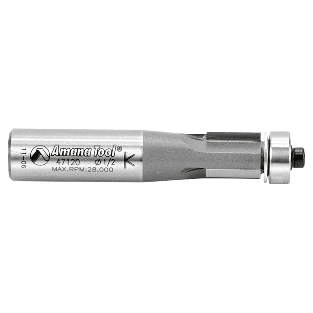 1/2" x 2-5/8" Flush Trim Bit, 3-Flute, 1/2" Shank - Alt Image 1