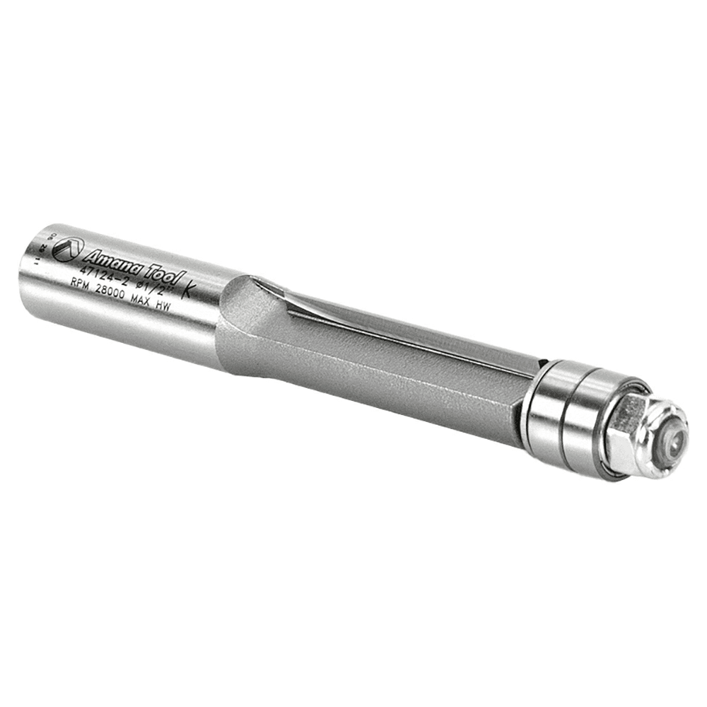 1/2" x 4-1/16" Flush Trim Bit with Double Ball Bearing, 2-Flute, 1/2" Shank - Alt Image 2