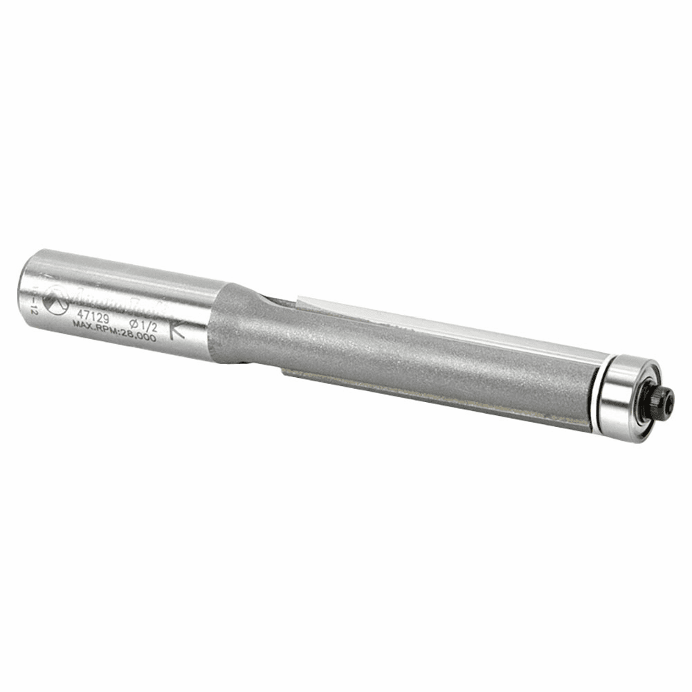 1/2" x 4" Dynabit Down-Shear Laminate Flush Trim Bit, 2-Flute, 1/2" Shank - Alt Image 2