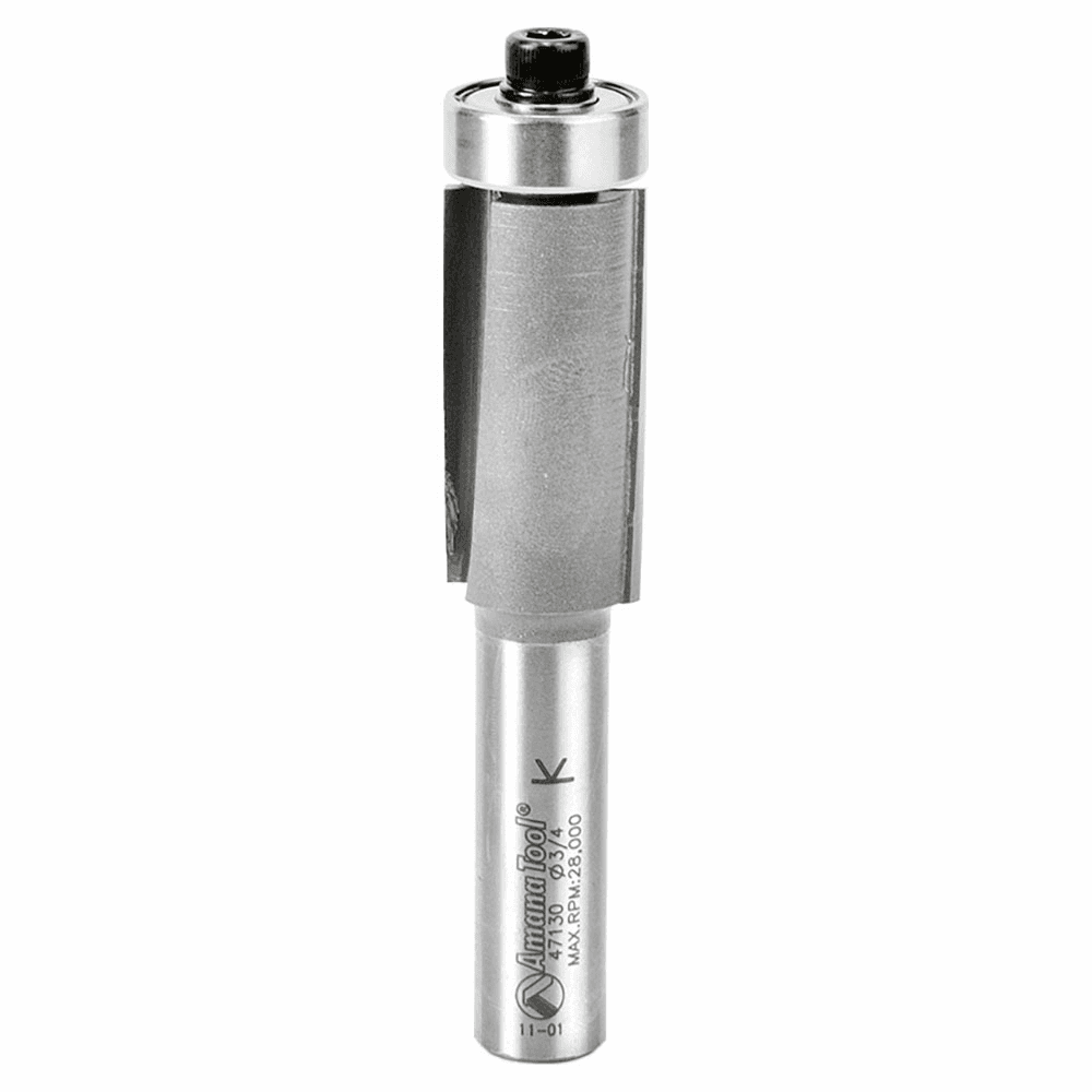 3/4" x 3-7/8" SuperTrim Up-Shear Flush Trim Bit, 2-Flute, 1/2" Shank - Main Image
