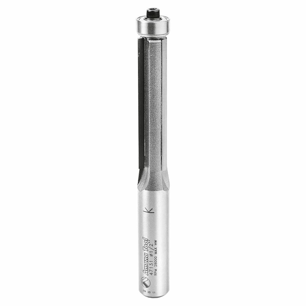 1/2" x 4-5/8" Extra-Long Flush Trim Bit, 3-Flute, 1/2" Shank - Main Image