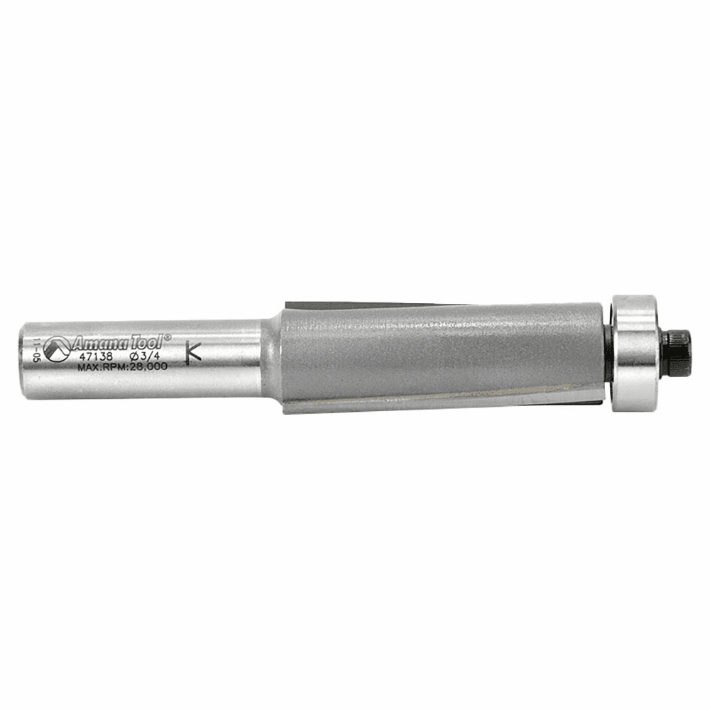 3/4" x 4-1/4" SuperTrim Down-Shear Flush Trim Bit, 2-Flute, 1/2" Shank - Alt Image 1