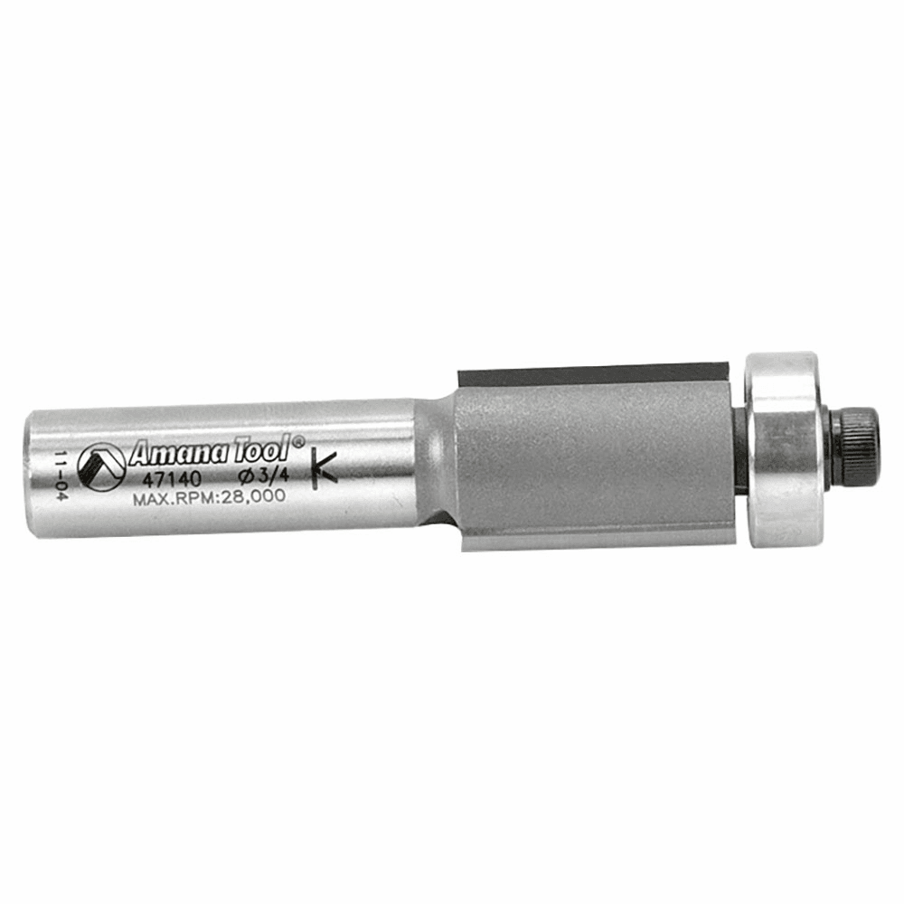 3/4" x 3-1/4" Flush Trim Bit, 2-Flute, 1/2" Shank - Alt Image 1