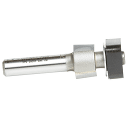 1/2" x 1-3/4" Laminate Trimmer Router Bit with Euro Square Bearing, 2-Flute, 1/4" Shank - Alt Image 1