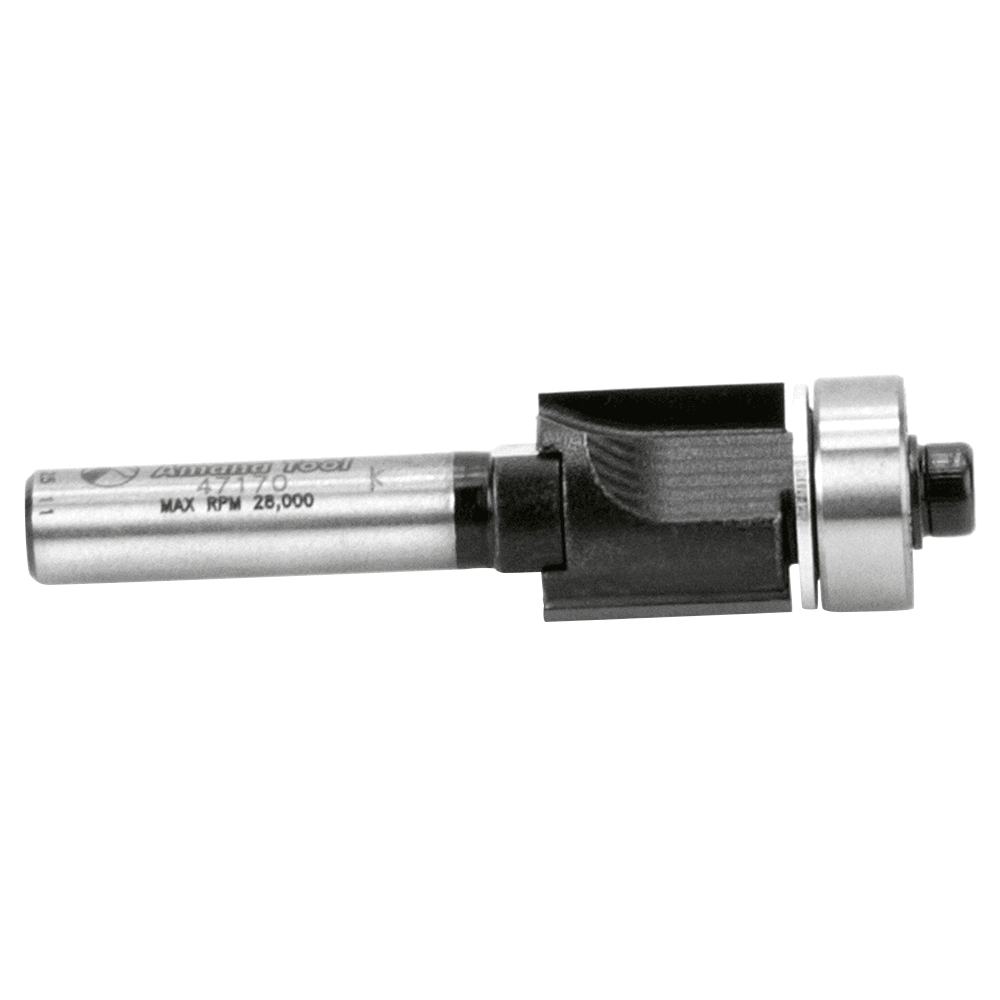 1/2" x 1-31/32" Flush Trim Cutter Assembly, 2-Flute, 1/4" Shank - Alt Image 1