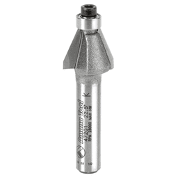 1/2" x 22&#730; Bevel Laminate Trim Bit with Ball Bearing, 2-Flute, 1/4" Shank - Main Image