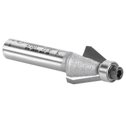 1/2" x 22&#730; Bevel Laminate Trim Bit with Ball Bearing, 2-Flute, 1/4" Shank - Alt Image 1