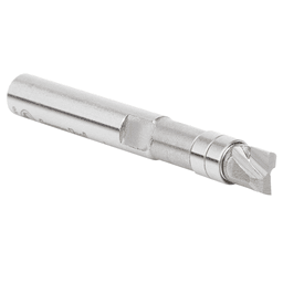 1/4" x 2" Miniature Flush Trim Plunge Template with Upper Ball Bearing, 2-Flute, 1/4" Shank - Alt Image 1