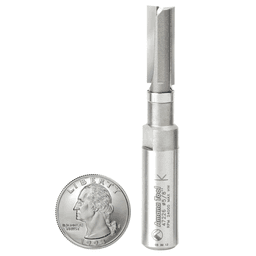 3/8" x 3-1/4" Flush Trim Plunge Template with Upper Ball Bearing, 2-Flute, 1/2" Shank - Alt Image 2