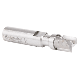 1/2" Dia x 1/2" Carbide Tipped Flush Trim Plunge Template, 1/2" Shank with Upper Ball Bearing Router Bit Alt 3 - Image