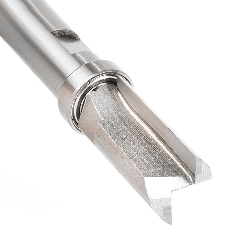 5/8" Dia x 1-1/4" Carbide Tipped Flush Trim Plunge Template, 1/2" Shank with Upper Ball Bearing Router Bit Alt 5 - Image