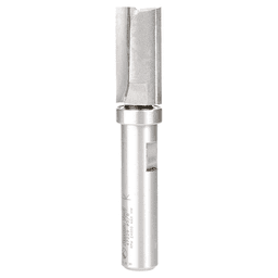 5/8" Dia x 1-1/4" Carbide Tipped Flush Trim Plunge Template, 1/2" Shank with Upper Ball Bearing Router Bit Main - Image
