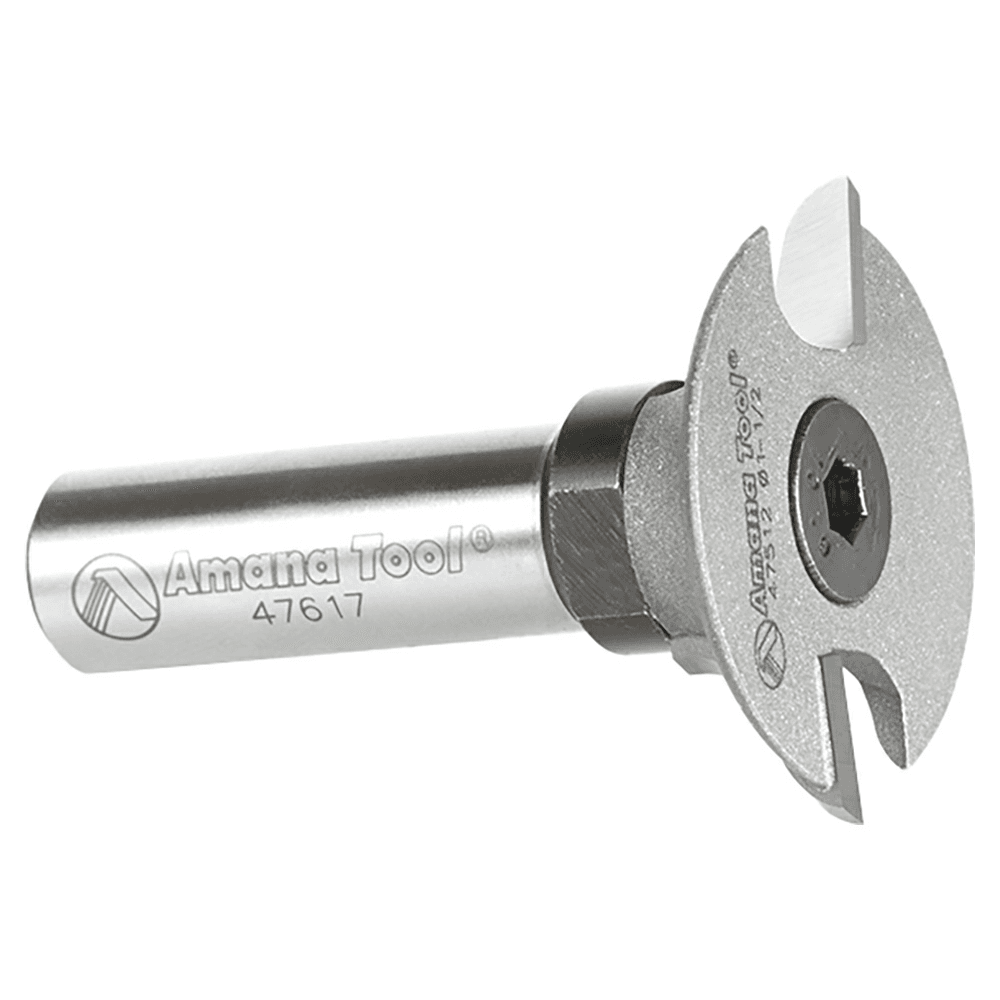 1-1/2" x 2" Cope Cutter with Stub Spindle, 2-Flute, 1/2" Shank - Alt Image 1