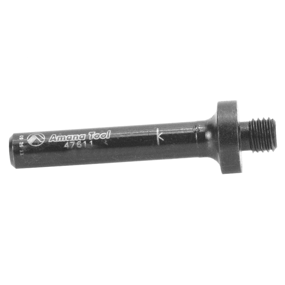 1/4" - 28 NF x 1-13/16" Threaded Arbor for Screw Type Mortising Cutters, 1/4" Shank - Alt Image 1