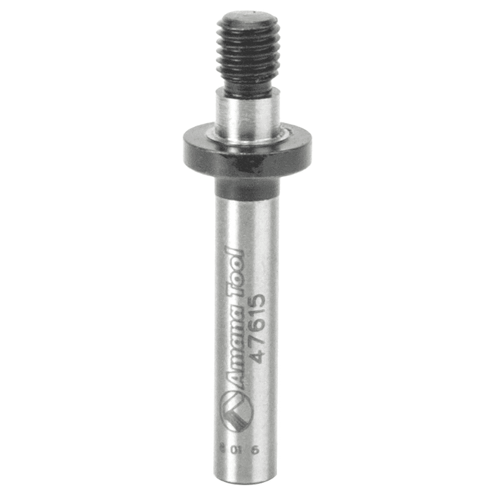 1/4" - 28 NF x 1-13/16" x 15/32" Threaded Arbor for Screw Type Mortising Cutters, 1/4" Shank - Main Image