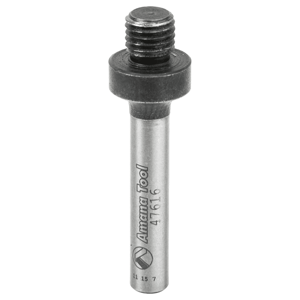 5/16" - 24 NF x 1-13/16" Threaded Arbor for Screw Type Mortising Cutters, 1/4" Shank - Main Image