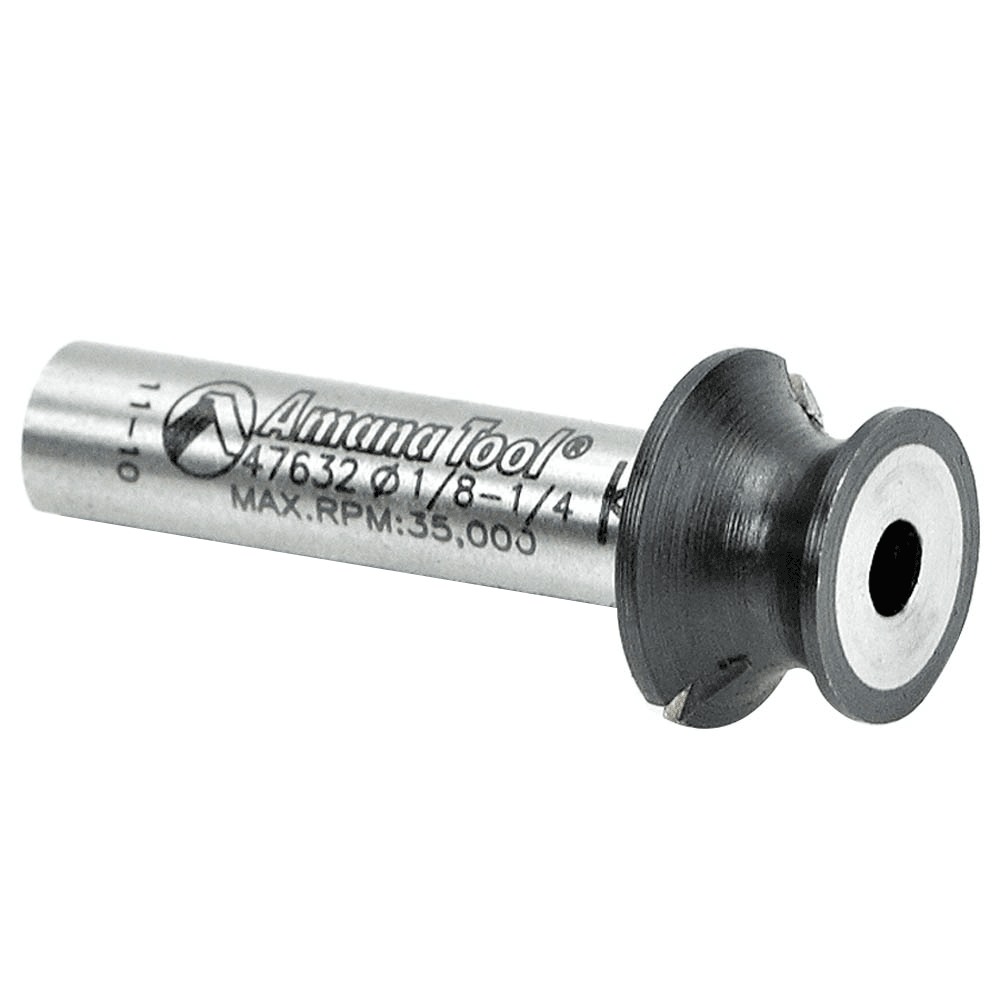 1/2" x 1-1/4" Bit Adapter for Handheld Trim Routers/Routers/CNC Machines, 1/4" Shank - Main Image