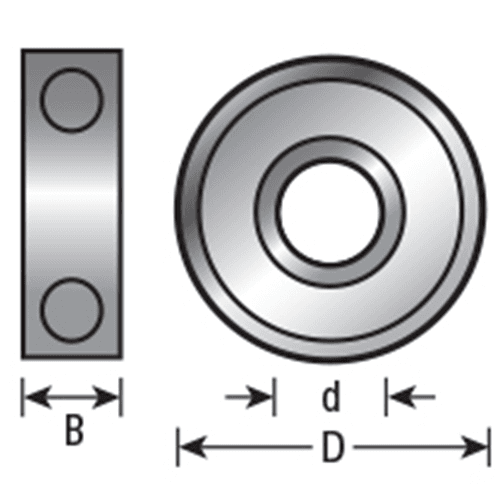 1/4" x 1/2" Steel Ball Bearing Guide - Alt Image 1