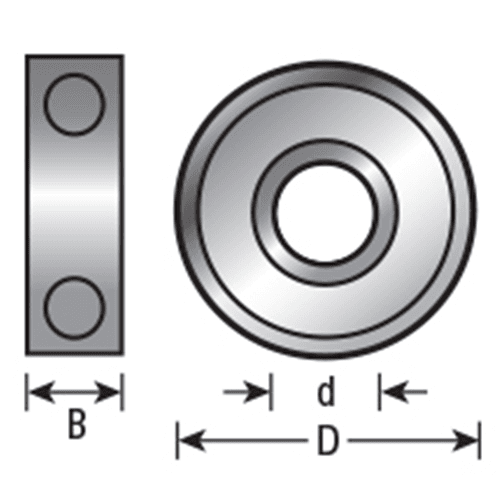 3/16" x 1/2" Steel Ball Bearing Guide - Alt Image 1