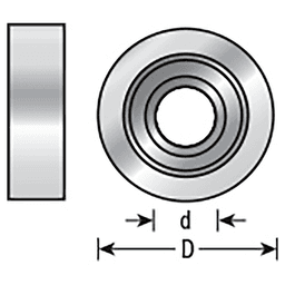 Ultra-Glide 1-1/8" x 15mm High Performance Ball Bearing Guide - Alt Image 1