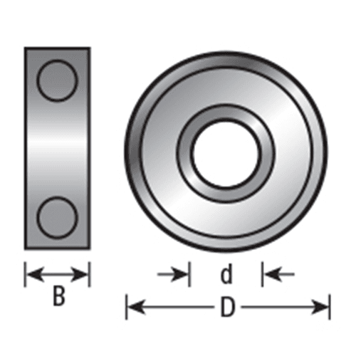 1-1/8" Steel Ball Bearing Guide - Alt Image 1