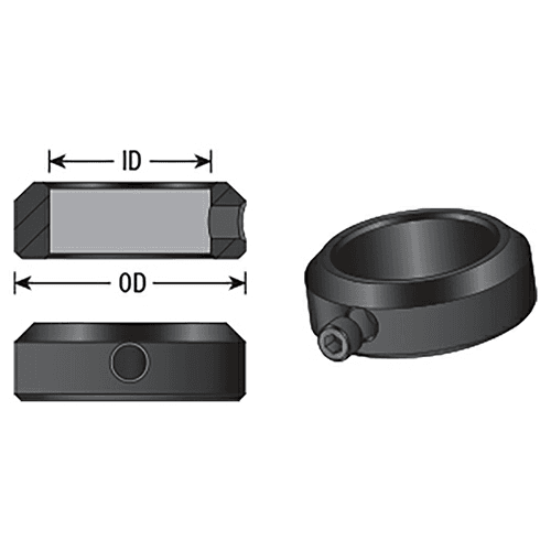 23/32" x 1/2" Retaining Collar - Alt Image 1