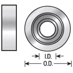Ultra-Glide High Performance Ball Bearing 1-1/16" Overall Dia x 1/4" Inner Dia Alt 1 - Image