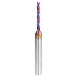 3mm x 63mm Up-Cut Spektra Extreme Tool Life Coated Spiral Plunge Bit, 2-Flute, 6mm Shank Alt 1 - Image