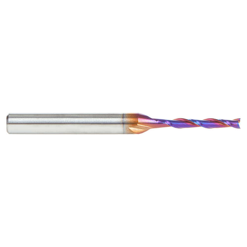 3mm x 63mm Up-Cut Spektra Extreme Tool Life Coated Spiral Plunge Bit, 2-Flute, 6mm Shank Alt 2 - Image