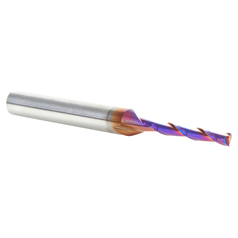 3mm x 63mm Up-Cut Spektra Extreme Tool Life Coated Spiral Plunge Bit, 2-Flute, 6mm Shank Alt 3 - Image